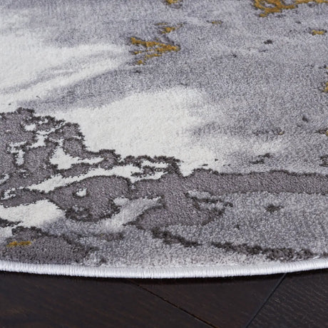 Safavieh Craft 6'-7" x 6'-7" Rug in Grey / Gold