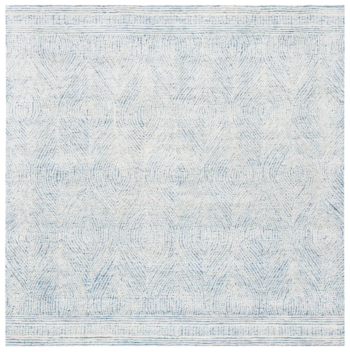 Safavieh Abstract 6'-0" x 6'-0" Rug in Ivory / Blue