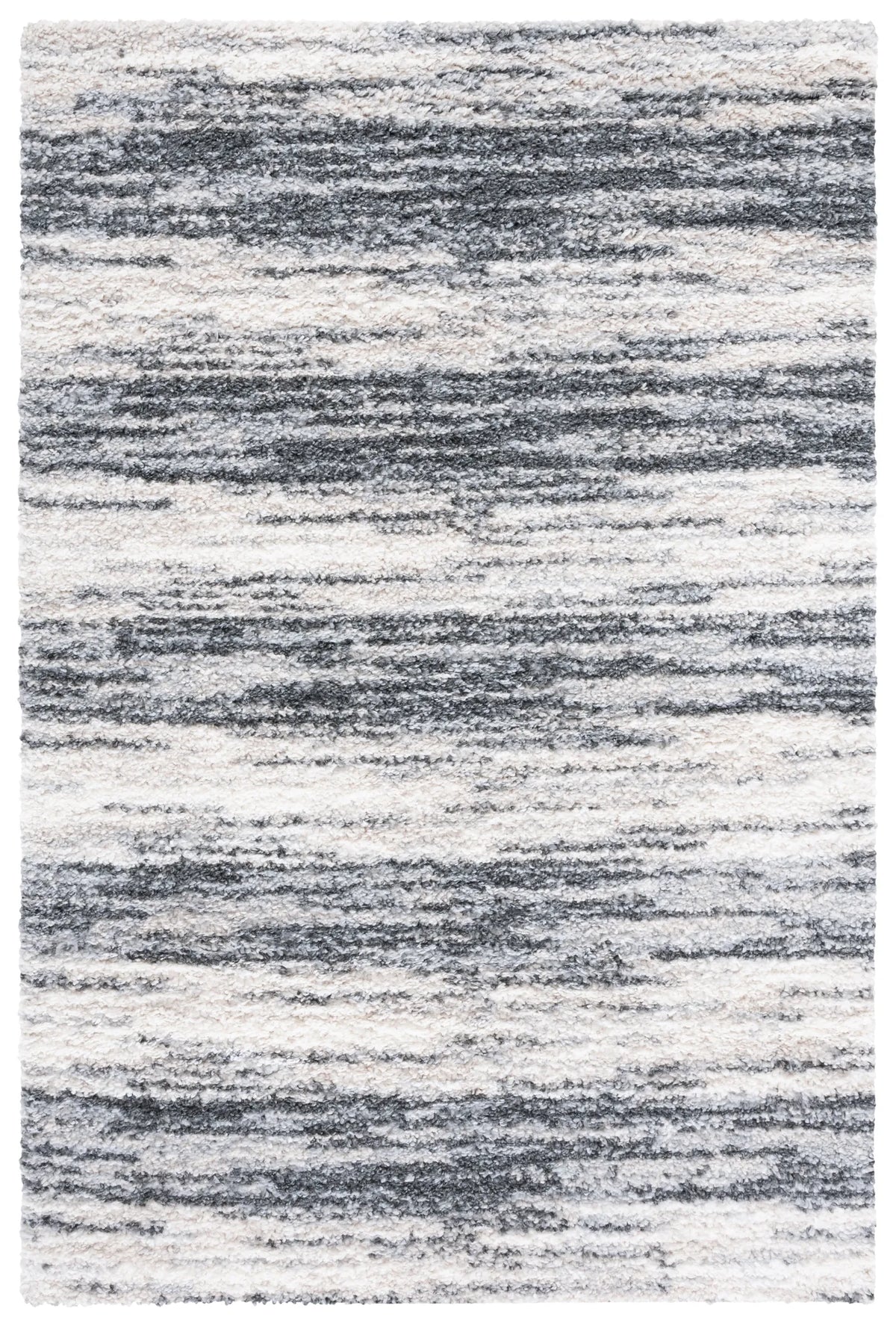Safavieh Berber Shag 4'-5" x 6'-5" Rug in Charcoal / Grey