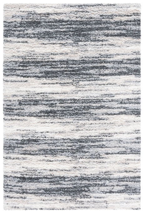 Safavieh Berber Shag 4'-5" x 6'-5" Rug in Charcoal / Grey
