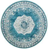 Safavieh Crystal 7'-0" x 7'-0" Rug in Beige / Dark Teal