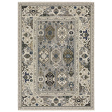 Oriental Weavers Sphinx HASTINGS HA04U Ivory Geometric Rugs - main flat