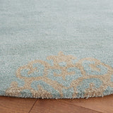 Safavieh Soho 6'-0" x 6'-0" Rug in Turquoise / Yellow