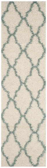 Safavieh Sgd-Dallas Shag 2'-3" x 10'-0" Rug in Ivory / Seafoam