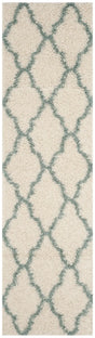 Safavieh Sgd-Dallas Shag 2'-3" x 10'-0" Rug in Ivory / Seafoam
