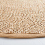 Safavieh Natural Fiber 6'-0" x 6'-0" Rug in Natural / Beige
