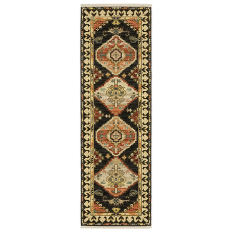 Oriental Weavers Lilihan 051K6 Navy/ Multi Rug - runner