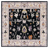 Safavieh Anatolia 6'-0" x 6'-0" Rug in Black / Ivory