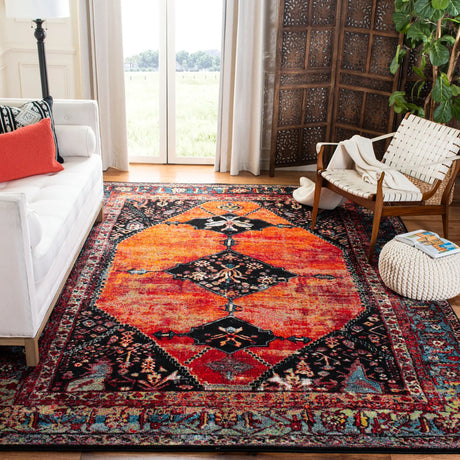 Safavieh Vintage Hamadan 10'-6" x 14'-0" Rug in Orange / Multi