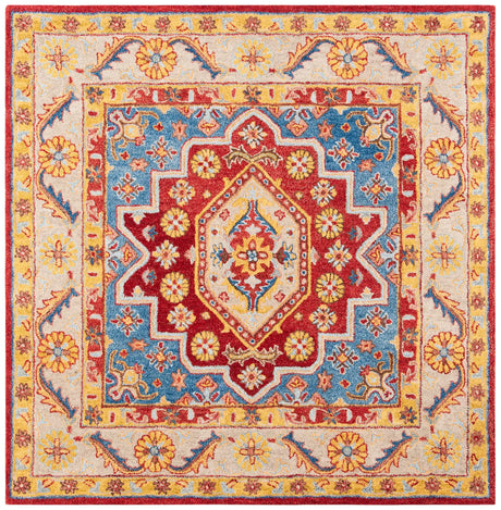 Safavieh Antiquity 6'-0" x 6'-0" Rug in Red / Blue