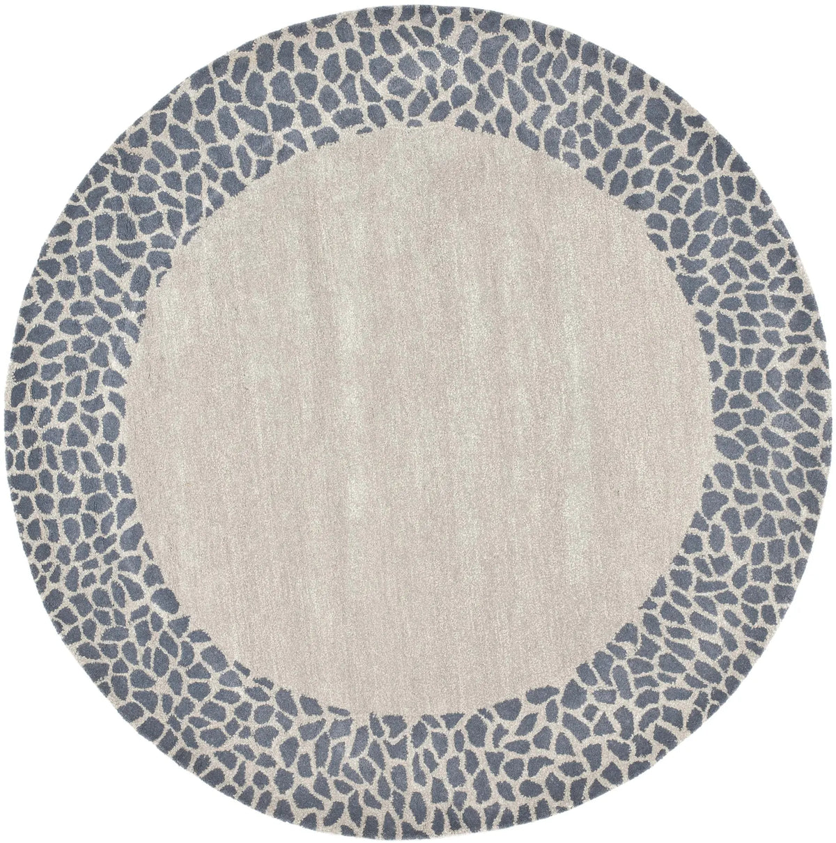 Safavieh Soho 6'-0" x 6'-0" Rug in Silver / Grey