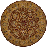 Safavieh Heritage 6'-0" x 6'-0" Rug in Red / Natural