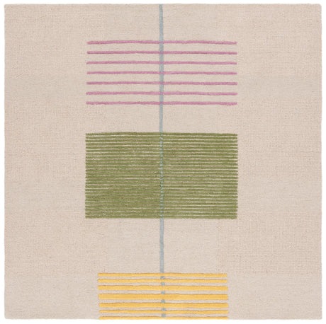 Safavieh Genre 5'-0" x 5'-0" Rug in Beige / Green