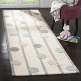Safavieh Safavieh Kids 2'-6" x 10'-0" Rug in Ivory / Multi