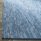 Safavieh Courtyard 4'-0" x 5'-7" Rug in Navy / Navy