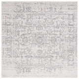 Safavieh Madison 6'-7" x 6'-7" Rug in Silver / Ivory