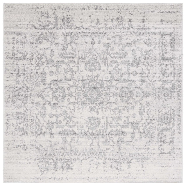 Safavieh Madison 6'-7" x 6'-7" Rug in Silver / Ivory