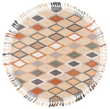Safavieh Sahara 6'-0" x 6'-0" Rug in Beige / Rust