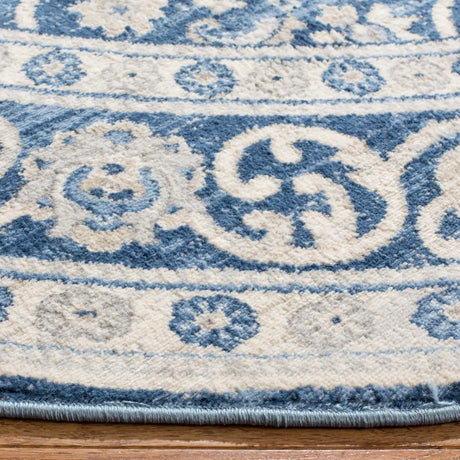 Safavieh Brentwood 5'-0" x 5'-0" Rug in Navy / Light Grey