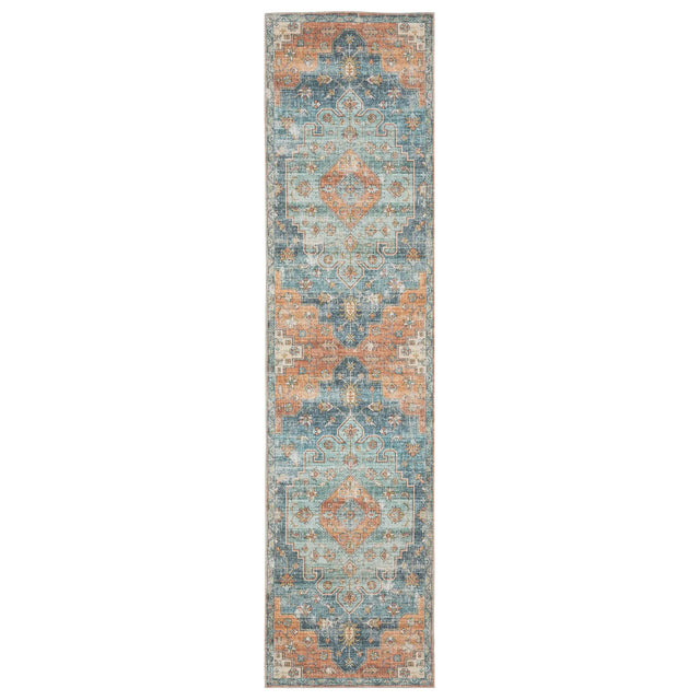 Oriental Weavers Sphinx Myers Park Myp03 Rust/ Blue Rugs - runner