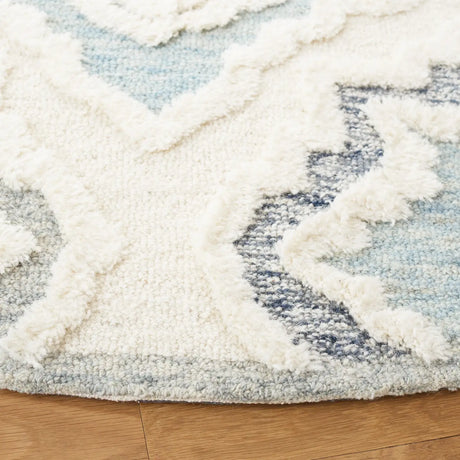 Safavieh Metro 6'-0" x 6'-0" Rug in Ivory / Light Blue
