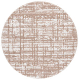 Safavieh Rumi Shag 6'-7" x 6'-7" Rug in Beige / Ivory