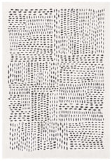 Safavieh Melody 4'-0" x 6'-0" Rug in Ivory / Black