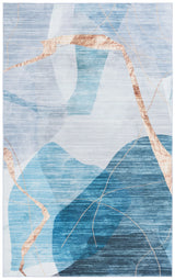 Safavieh Malibu 4'-0" x 6'-0" Rug in Blue / Gold