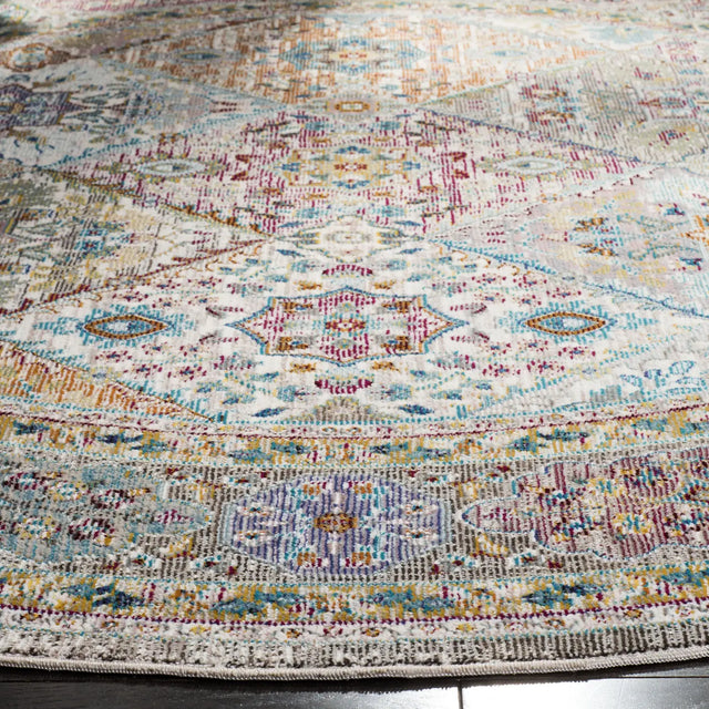 Safavieh Aria 6'-5" x 6'-5" Rug in Cream / Multi