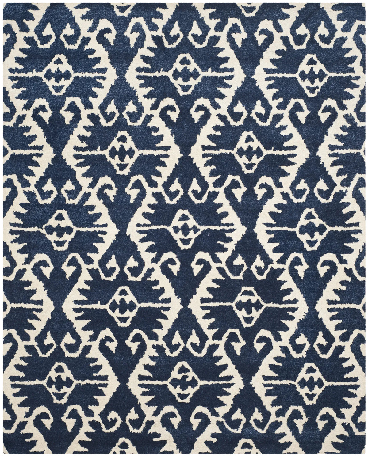Safavieh Wyndham 10'-0" x 14'-0" Rug in Royal Blue / Ivory