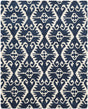 Safavieh Wyndham 10'-0" x 14'-0" Rug in Royal Blue / Ivory