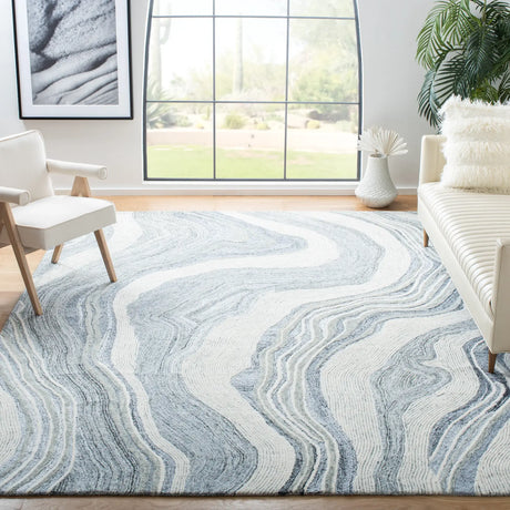 Safavieh Fifth Avenue 10'-0" x 14'-0" Rug in Grey / Ivory