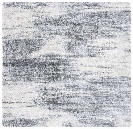 Safavieh Berber Shag 200 6'-7" x 6'-7" Rug in Ivory / Grey