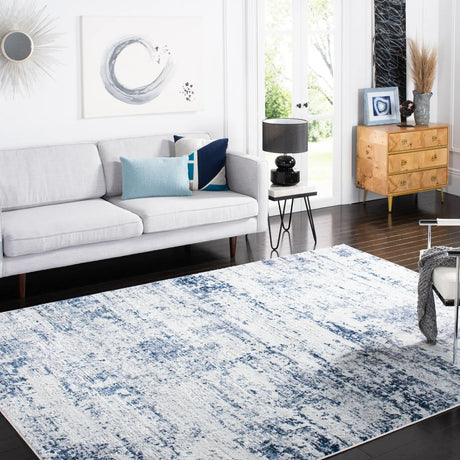 Safavieh Amelia 700 10'-0" x 14'-0" Rug in Ivory / Navy