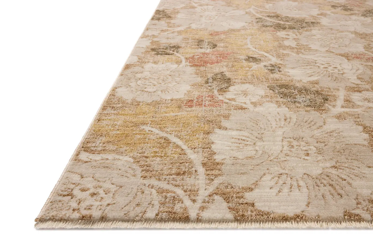 Loloi Eileen ELE-03 Transitional Power Loomed Natural, Multi Rug - rug corner