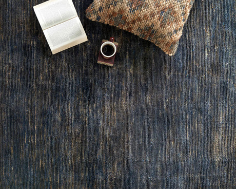 Loloi Quinn Qn-01 Indigo Rugs - styled aerial 1