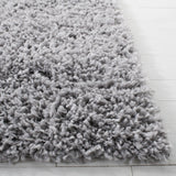 Safavieh August Shag 5'-3" x 7'-6" Rug in Silver
