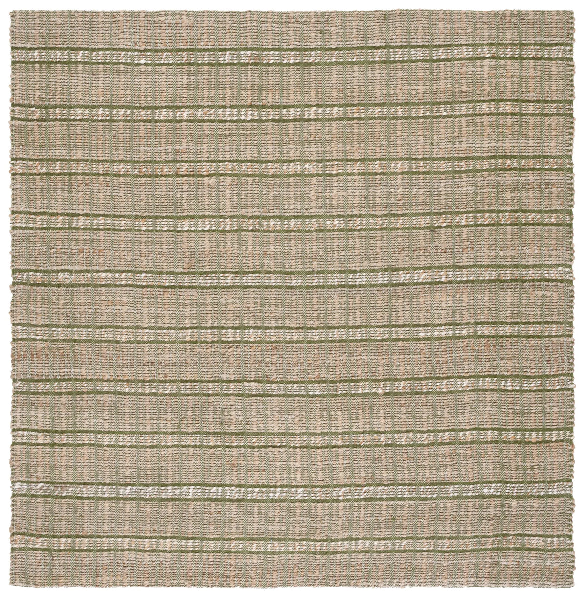 Safavieh Natural Fiber 6'-6" x 6'-6" Rug in Green / Natural