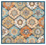 Safavieh Heritage 6'-0" x 6'-0" Rug in Blue / Rust