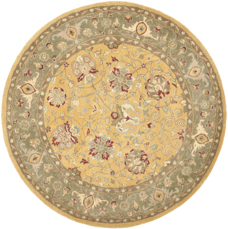 Safavieh Antiquity 6'-0" x 6'-0" Rug in Gold