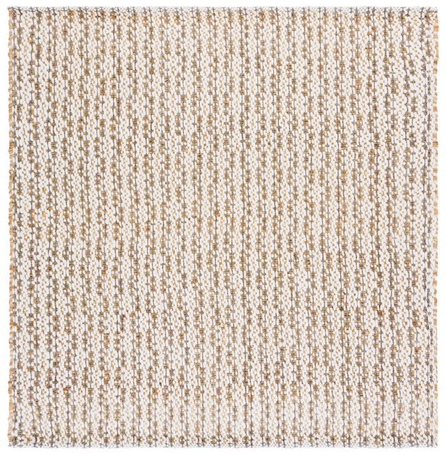 Safavieh Natural Fiber 6'-0" x 6'-0" Rug in Natural / Grey