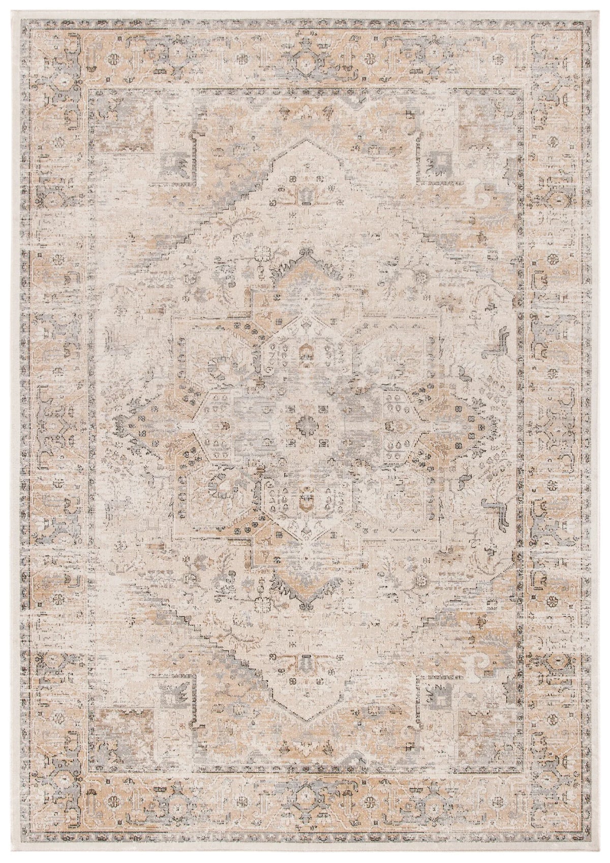 Safavieh Atlas 4'-0" x 5'-7" Rug in Camel / Stone