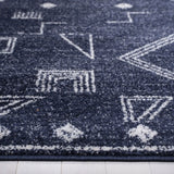 Safavieh Adirondack 4'-0" x 6'-0" Rug in Navy / Silver