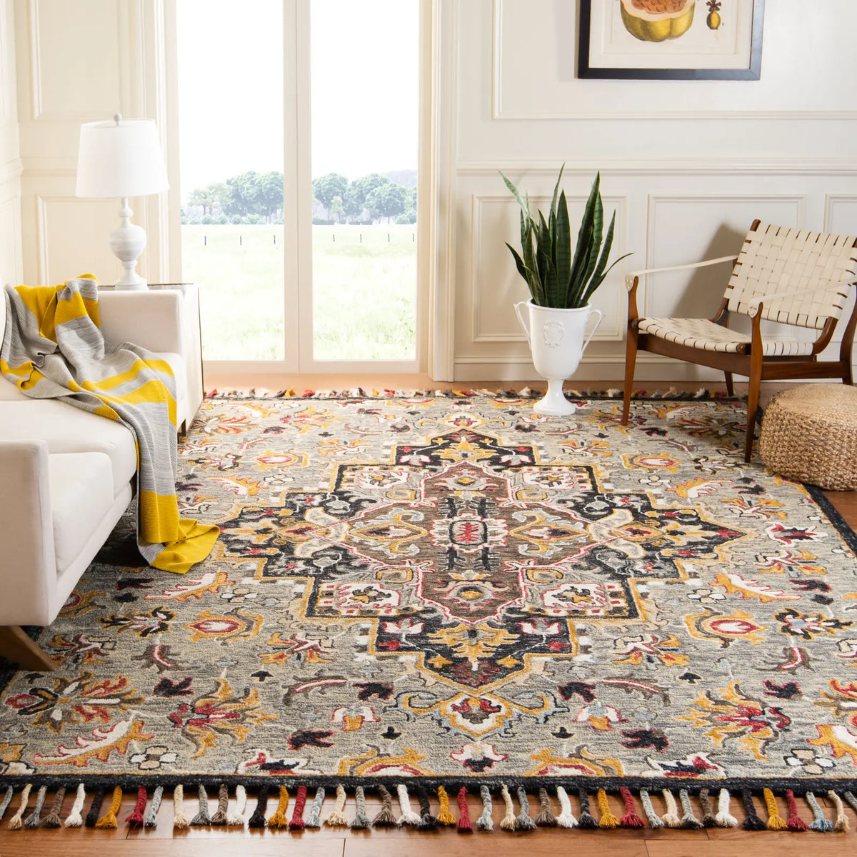 Safavieh Aspen 10'-0" x 14'-0" Rug in Grey / Charcoal