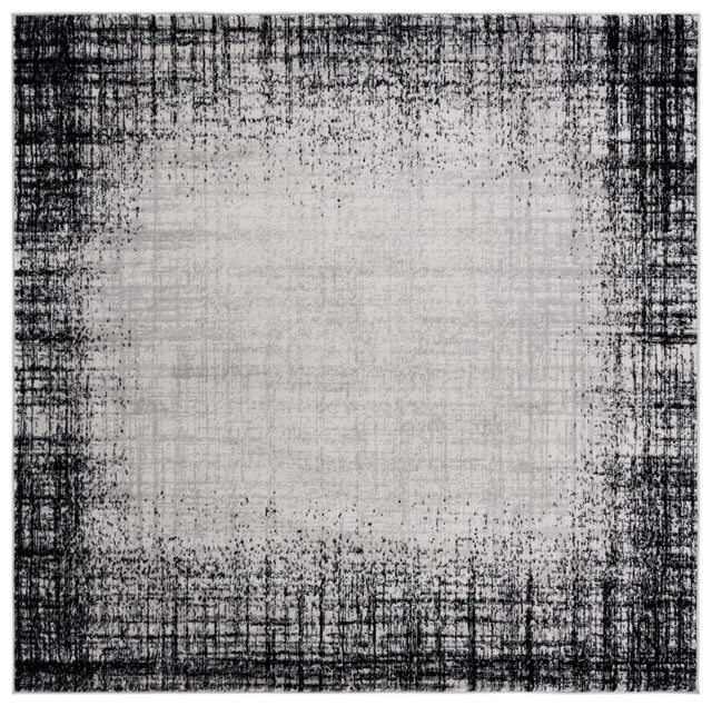 Safavieh Skyler 6'-7" x 6'-7" Rug in Ivory Grey / Black