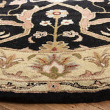 Safavieh Heritage 6'-0" x 6'-0" Rug in Charcoal / Beige