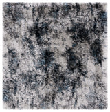 Safavieh Cloud Shag 6'-7" x 6'-7" Rug in Grey / Blue