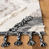 Safavieh Kenya 5'-0" x 8'-0" Rug in Grey / Black