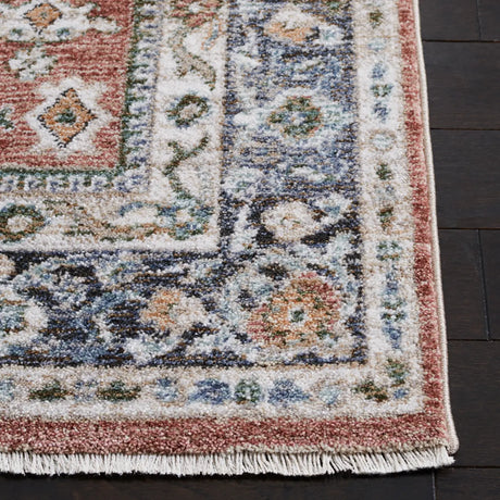 Safavieh Jasmine 4'-5" x 6'-5" Rug in Rust / Navy