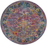Safavieh Crystal 7'-0" x 7'-0" Rug in Navy / Light Blue